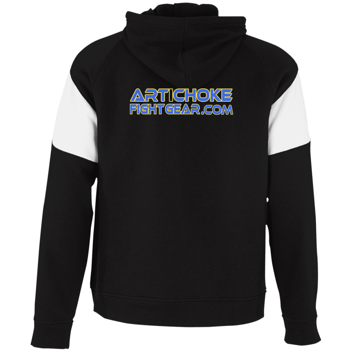 Artichoke Fight Gear Custom Design #13. BJJ, The New National Pastime. Colorblock Fleece Hoodie