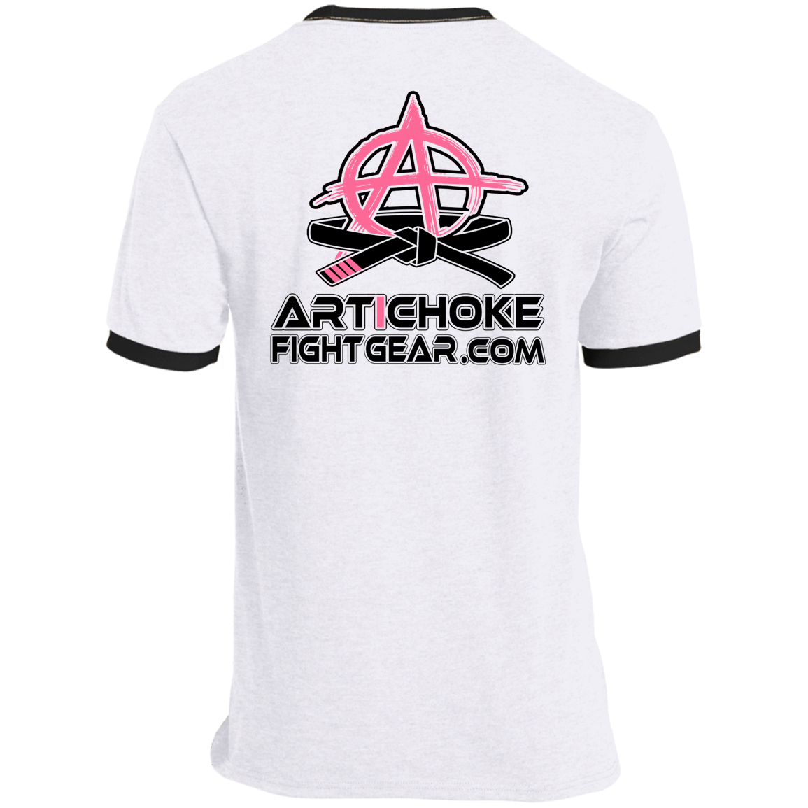 Artichoke Fight Gear Custom Design #11. Hello Fighter. Ringer Tee