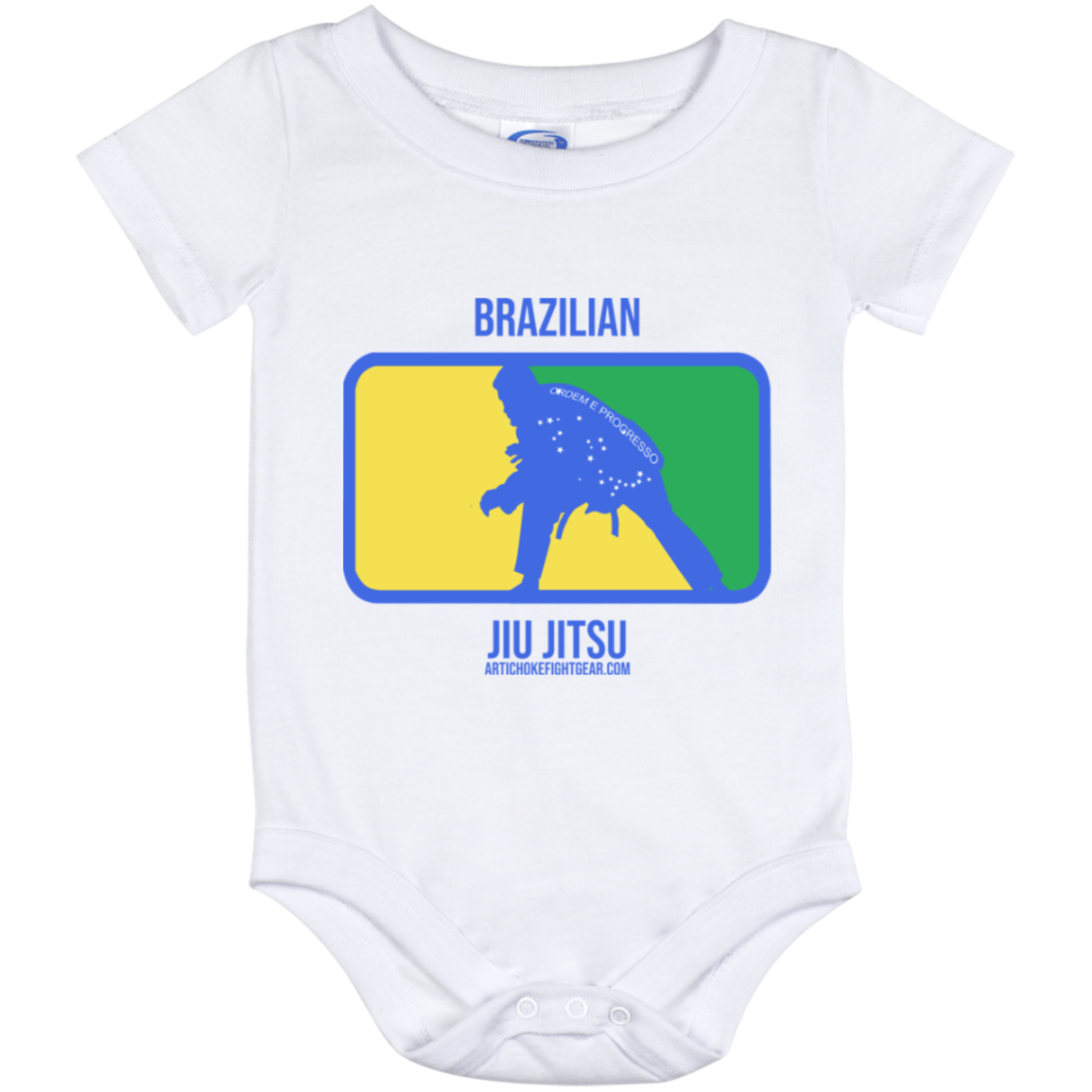 Artichoke Fight Gear Custom Design #13. BJJ, The New National Pastime. Baby Onesie 12 Month