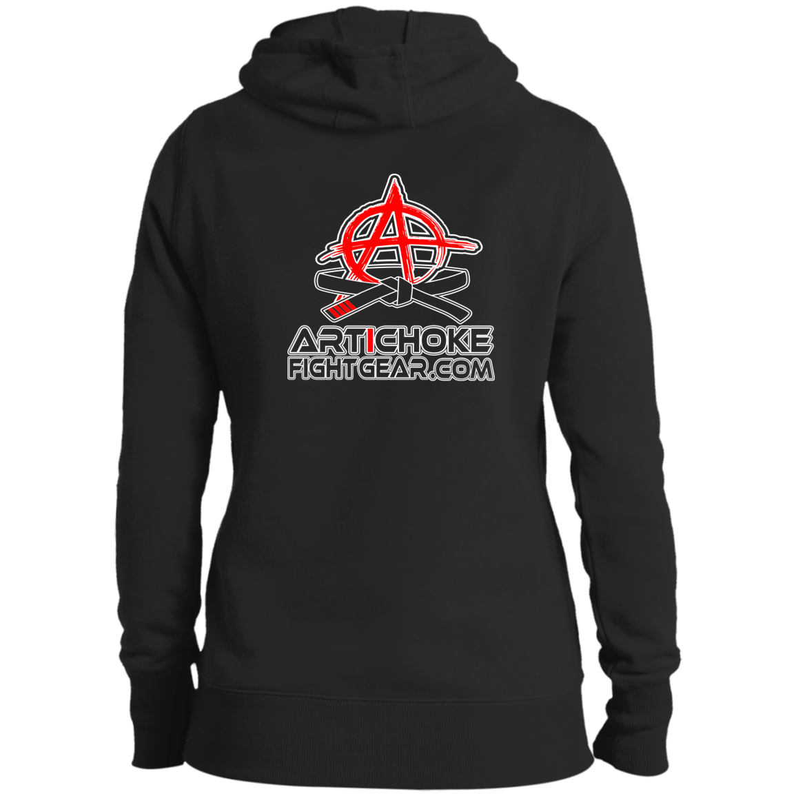 Artichoke Fight Gear Custom Design #3. Babality. Ladies' Pullover Hooded Sweatshirt