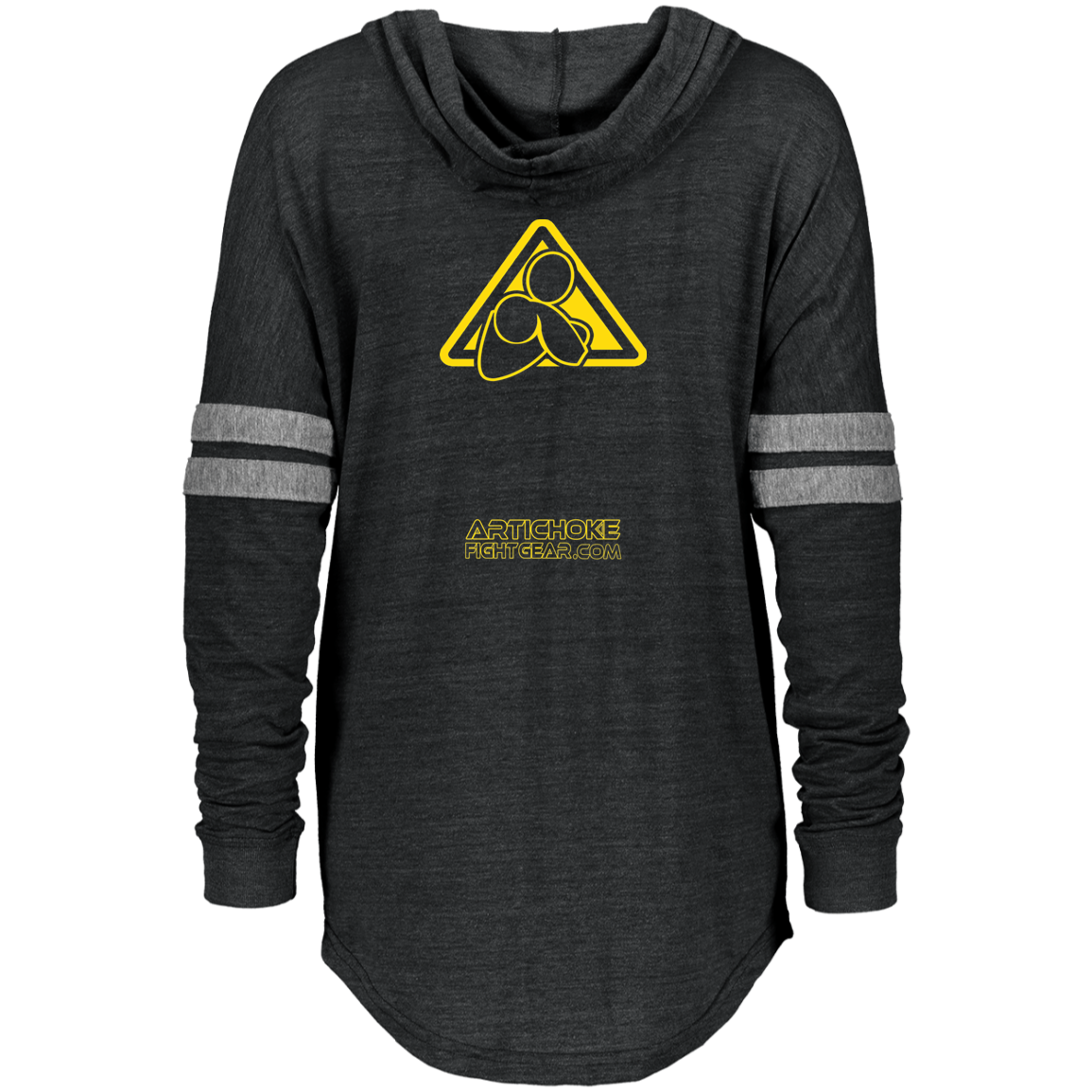 AFG Custom Design #07. CAUTION: CHOKING HAZARD. Ladies Hooded Low Key Pullover