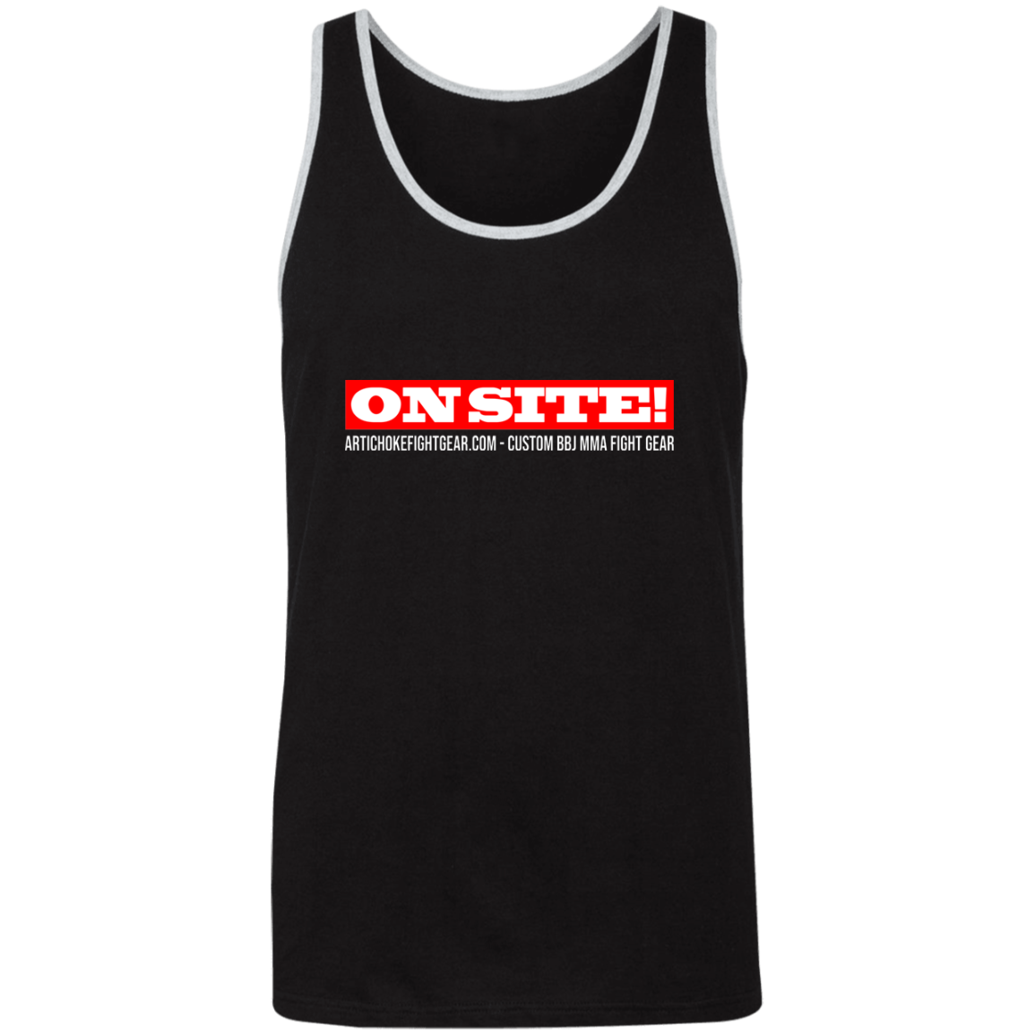 Artichoke Fight Gear Custom Design #14. ON SITE! Unisex 2-Tone Tank Top