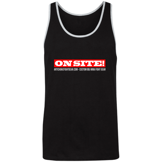 Artichoke Fight Gear Custom Design #14. ON SITE! Unisex 2-Tone Tank Top