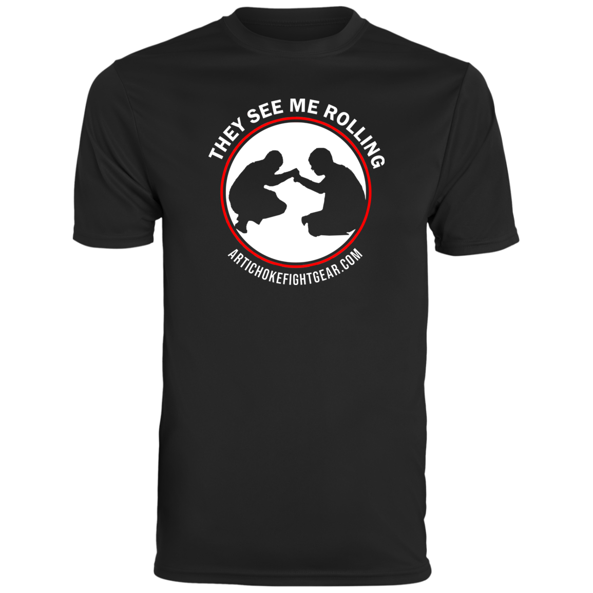 Artichoke Fight Gear Custom Design #16. They See Me Rolling. Youth Moisture-Wicking Tee