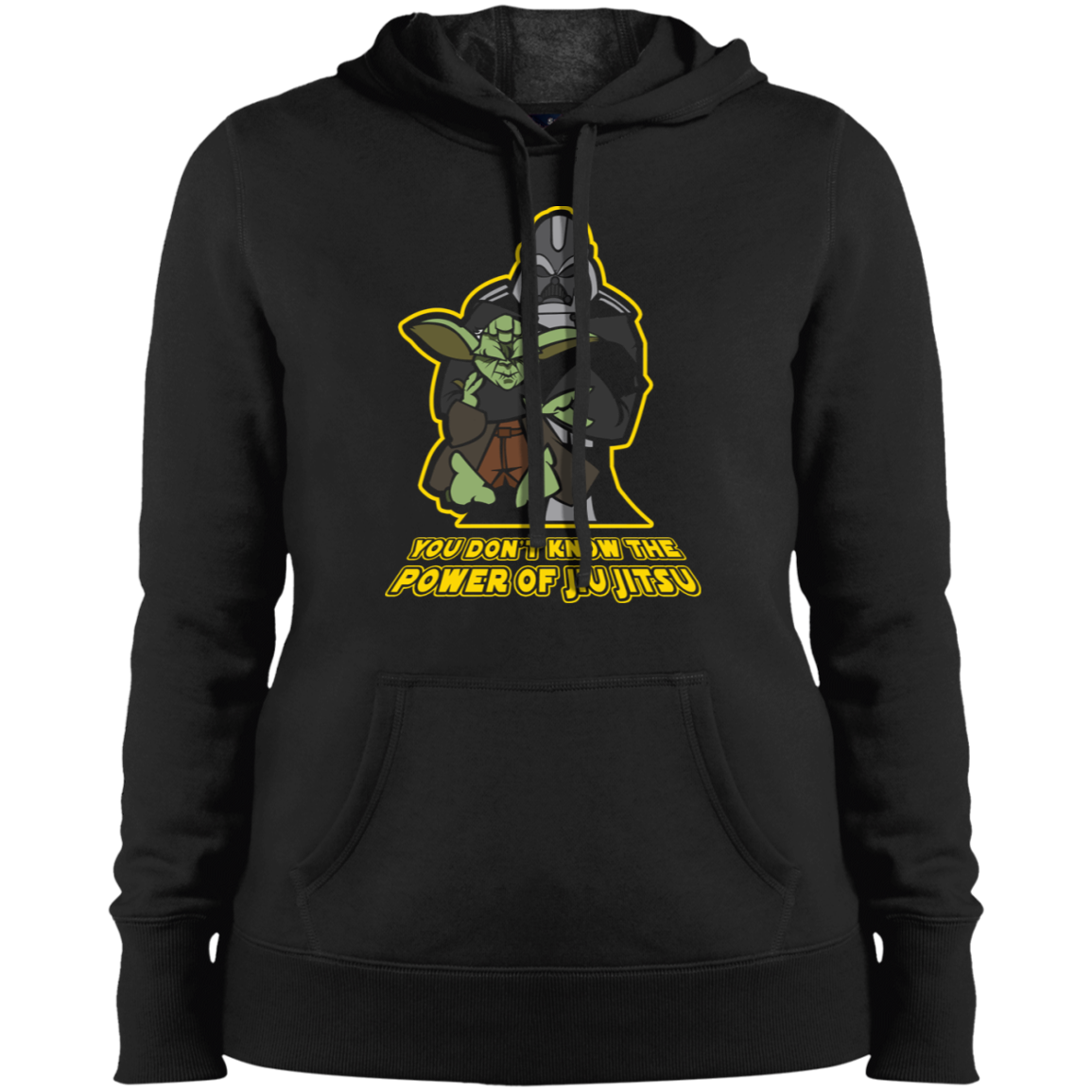 Artichoke Fight Gear Custom Design #20. You Don't Know the Power of Jiu Jitsu. Ladies' Pullover Hooded Sweatshirt