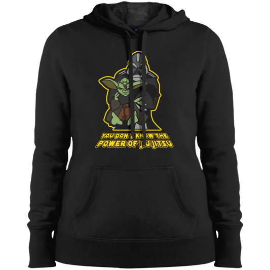 Artichoke Fight Gear Custom Design #20. You Don't Know the Power of Jiu Jitsu. Ladies' Pullover Hooded Sweatshirt