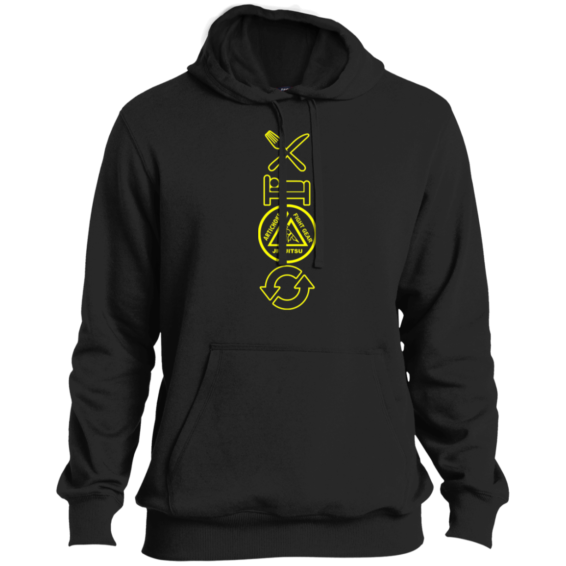 Artichoke Fight Gear Custom Design #9. EAT. SLEEP. JIU JITSU. REPEAT. Ultra Soft Pullover Hoodie