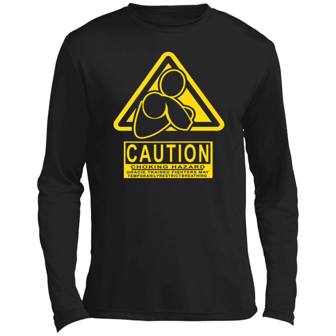 AFG Custom Design #07. CAUTION: CHOKING HAZARD. Men’s Long Sleeve 100% Polyester