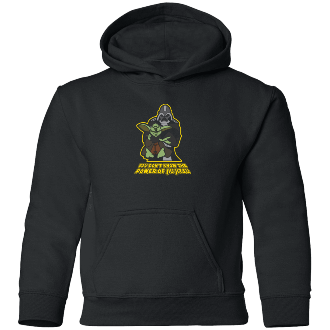 Artichoke Fight Gear Custom Design #20. You Don't Know the Power of Jiu Jitsu. Youth Pullover Hoodie