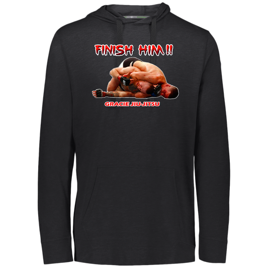 AFG Custom Design #08. FINISH HIM! Eco Triblend T-Shirt Hoodie