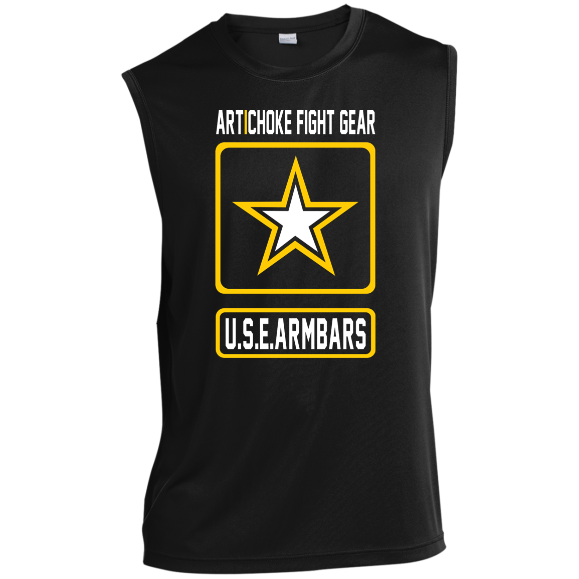 Artichoke Fight Gear Custom Design #2. USE ARMBARS. Men’s Sleeveless