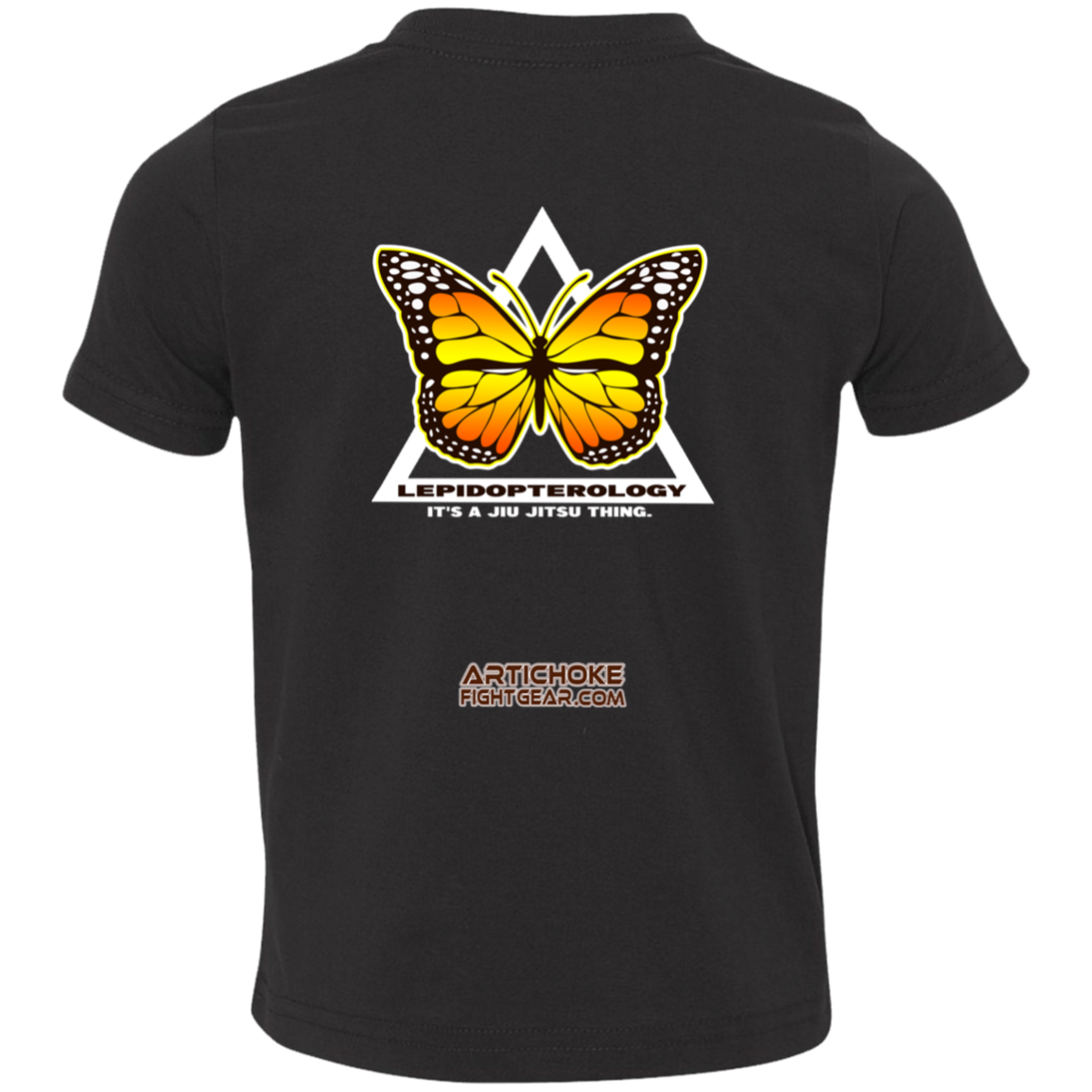 Artichoke Fight Gear Custom Design #6. Lepidopterology (Study of butterflies). Butterfly Guard. Toddler Jersey T-Shirt