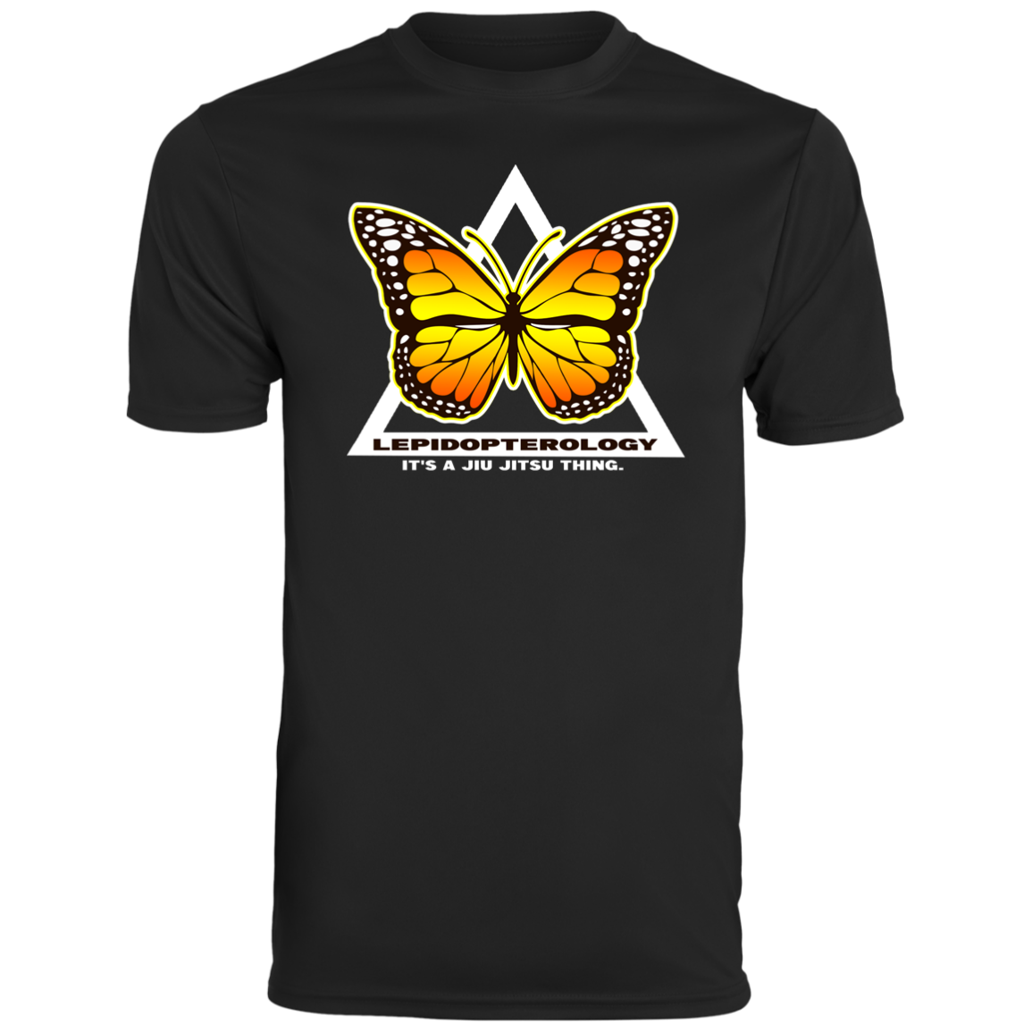 Artichoke Fight Gear Custom Design #6. Lepidopterology (Study of butterflies). Butterfly Guard. Men's Moisture-Wicking Tee