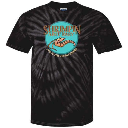 Artichoke Fight Gear Custom Design #18. Shrimpin ain't Easy. Youth Tie Dye T-Shirt