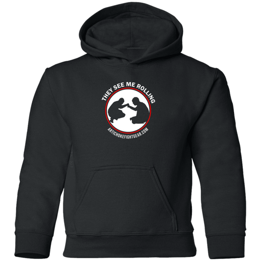 Artichoke Fight Gear Custom Design #16. They See Me Rolling. Youth Pullover Hoodie