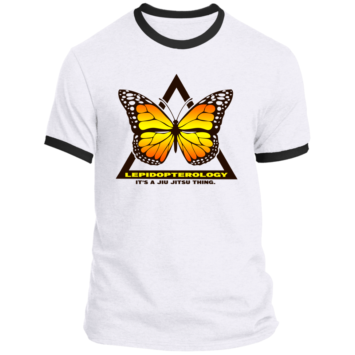 Artichoke Fight Gear Custom Design #6. Lepidopterology (Study of butterflies). Butterfly Guard. Ringer Tee