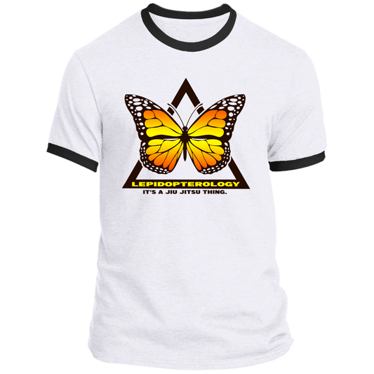 Artichoke Fight Gear Custom Design #6. Lepidopterology (Study of butterflies). Butterfly Guard. Ringer Tee