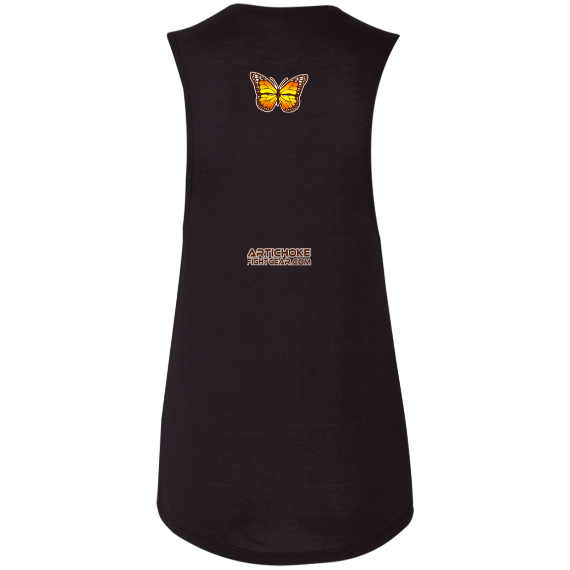 Artichoke Fight Gear Custom Design #6. Lepidopterology (Study of butterflies). Butterfly Guard. Ladies' Flowy Muscle Tank