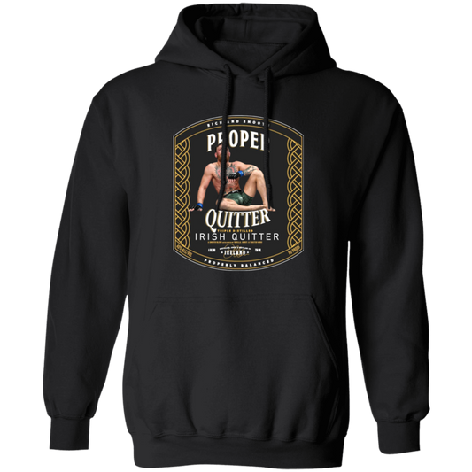 Artichoke Fight Gear Custom Design #15. Proper Quitter. Basic Pullover Hoodie