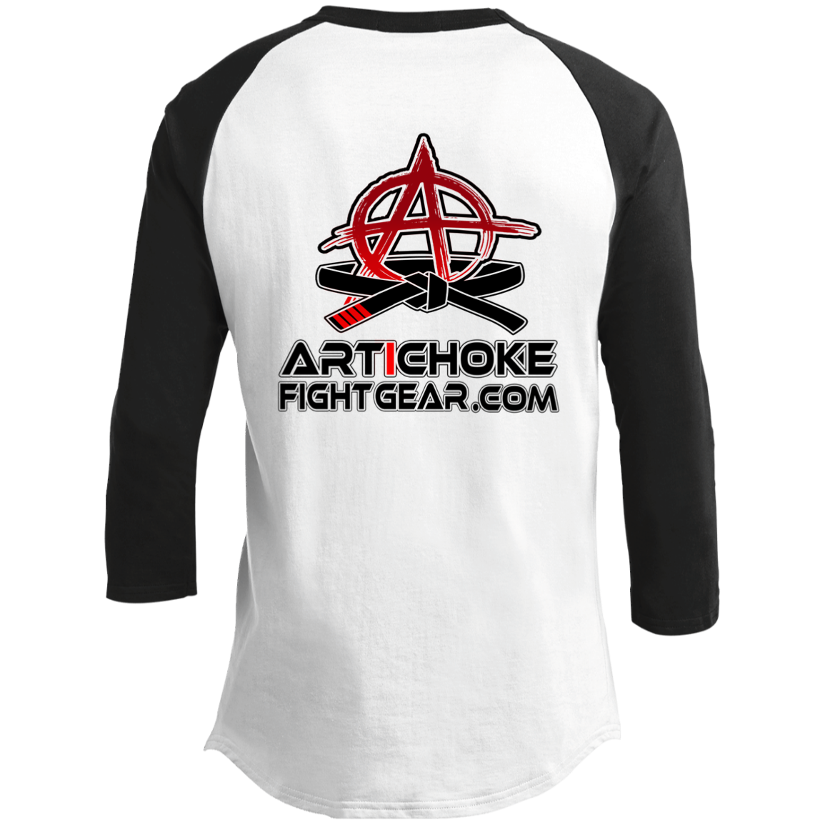 AFG Custom Design #08. FINISH HIM! 3/4 Raglan Sleeve Shirt