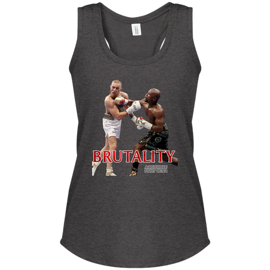 Artichoke Fight Gear Custom Design #5. Brutality! Ladies' Tri Racerback Tank