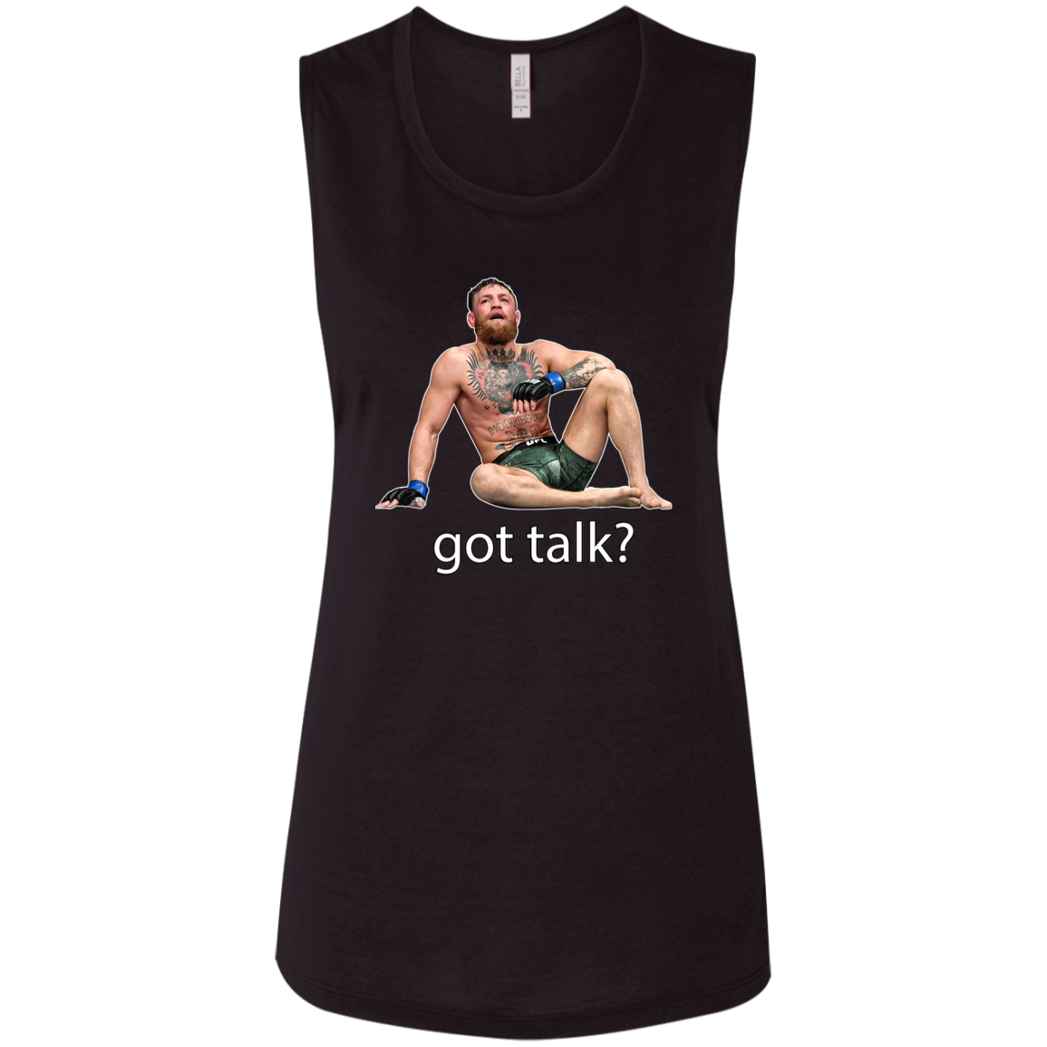 Artichoke Fight Gear Custom Design #10. Got Talk? Ladies' Flowy Muscle Tank