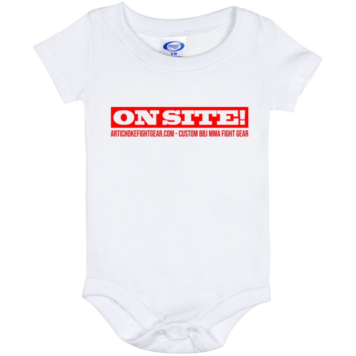 Artichoke Fight Gear Custom Design #14. ON SITE! Baby Onesie 6 Month