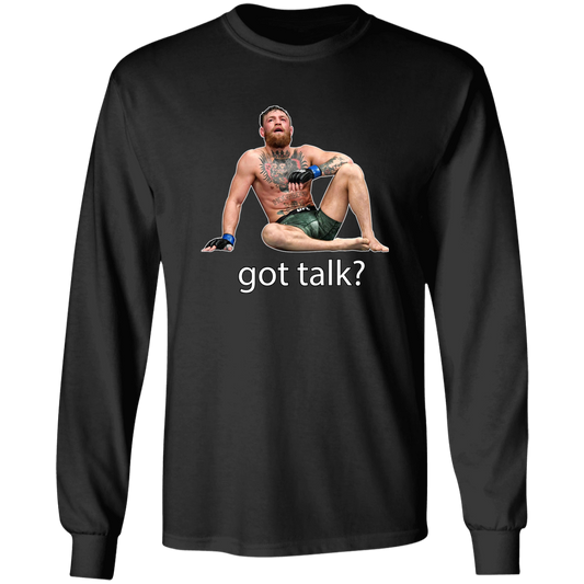 Artichoke Fight Gear Custom Design #10. Got Talk? LS Ultra Cotton T-Shirt