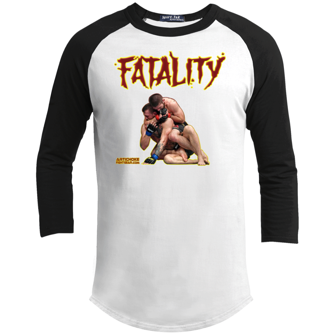 Artichoke Fight Gear Custom Design #21. FATLAITY! Youth 3/4 Raglan Sleeve Shirt