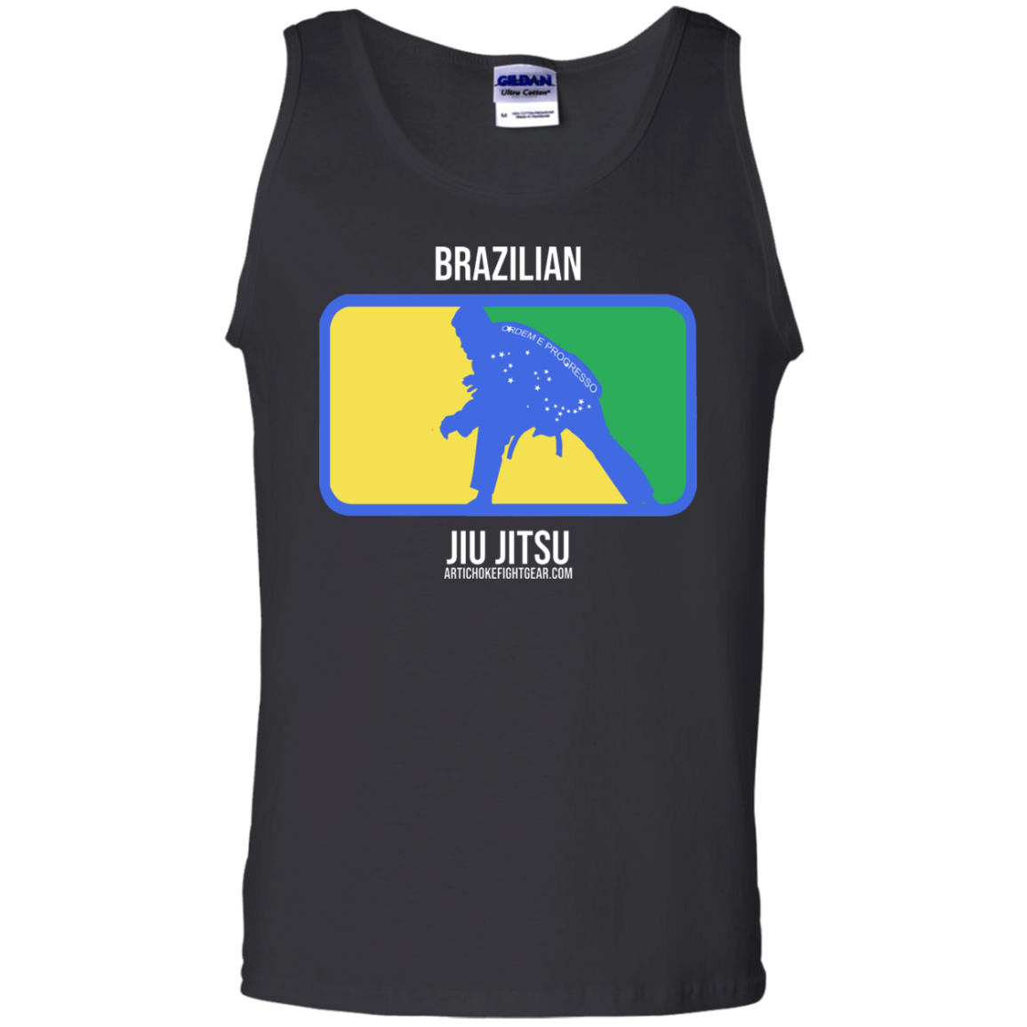 Artichoke Fight Gear Custom Design #13. BJJ, The New National Pastime. 100% Cotton Tank Top