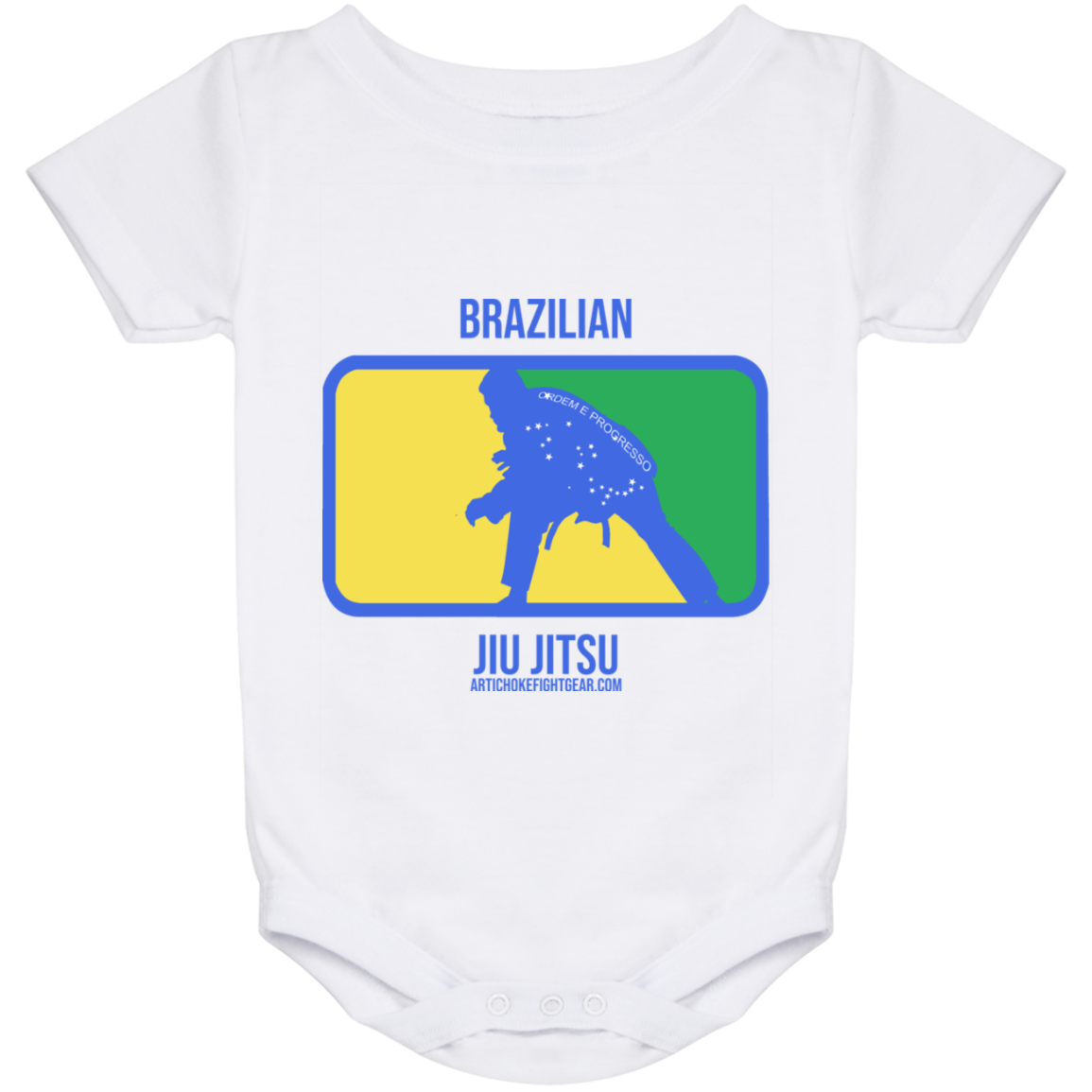 Artichoke Fight Gear Custom Design #13. BJJ, The New National Pastime. Baby Onesie 24 Month