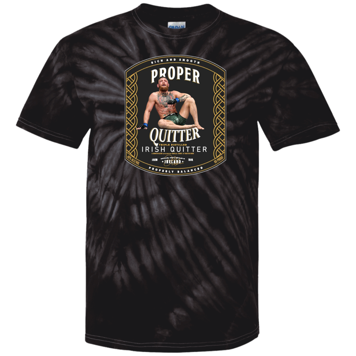 Artichoke Fight Gear Custom Design #15. Proper Quitter. Youth Tie Dye T-Shirt