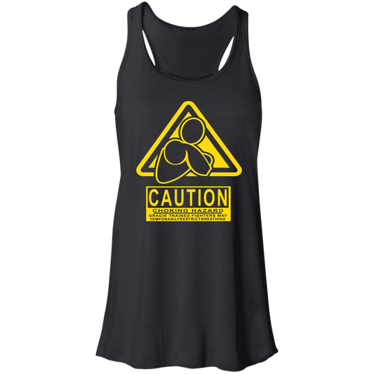 AFG Custom Design #07. CAUTION: CHOKING HAZARD. Flowy Racerback Tank