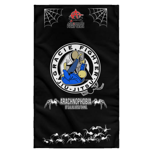 Artichoke Fight Gear Custom Design #1. Arachnophobia: Fear of Spiders. Spider Guard. It's a Jiu Jitsu Thing. Wall Flag