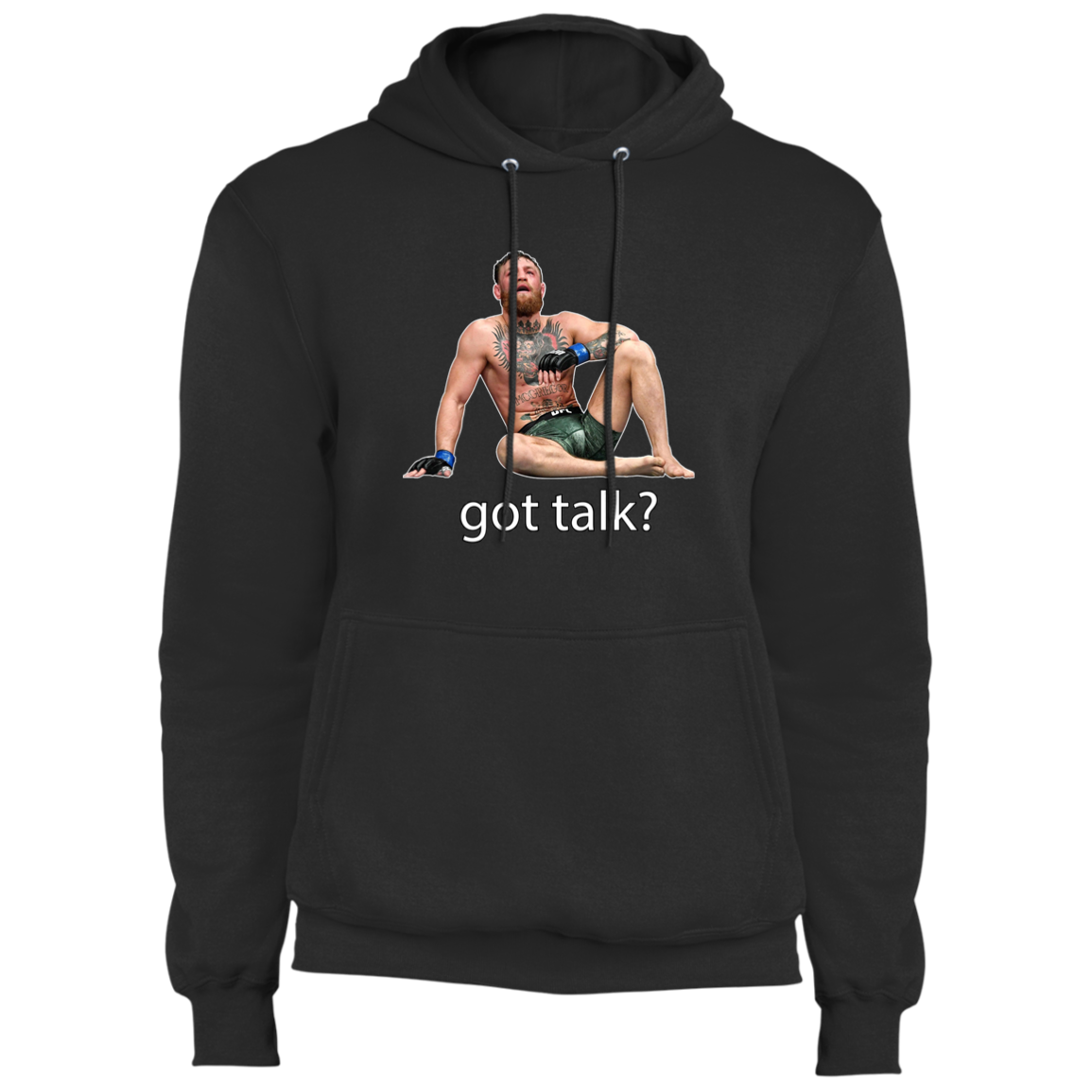 Artichoke Fight Gear Custom Design #10. Got Talk? Fleece Pullover Hoodie