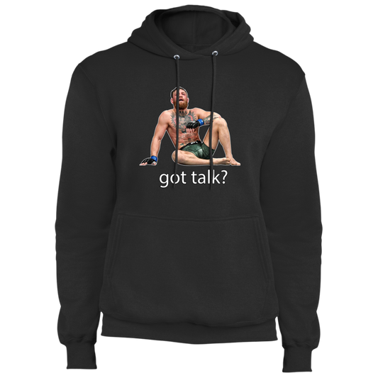 Artichoke Fight Gear Custom Design #10. Got Talk? Fleece Pullover Hoodie