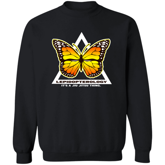 Artichoke Fight Gear Custom Design #6. Lepidopterology (Study of butterflies). Butterfly Guard. Crewneck Pullover Sweatshirt