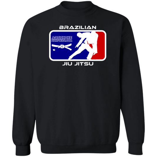 Artichoke Fight Gear Custom Design #4. MLB style BJJ. Crewneck Pullover Sweatshirt