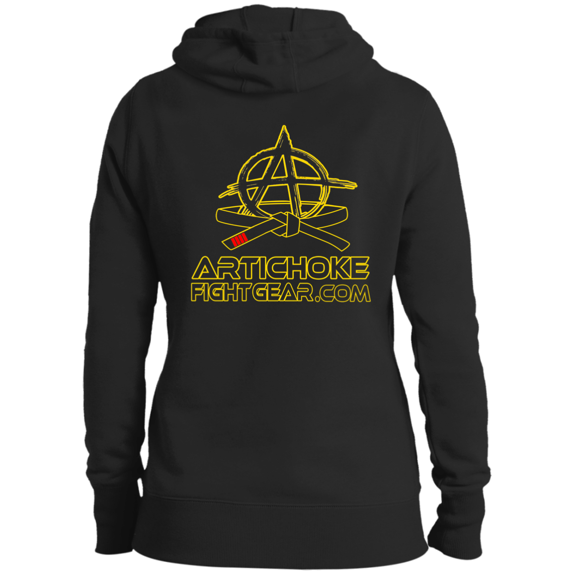 Artichoke Fight Gear Custom Design #20. You Don't Know the Power of Jiu Jitsu. Ladies' Pullover Hooded Sweatshirt