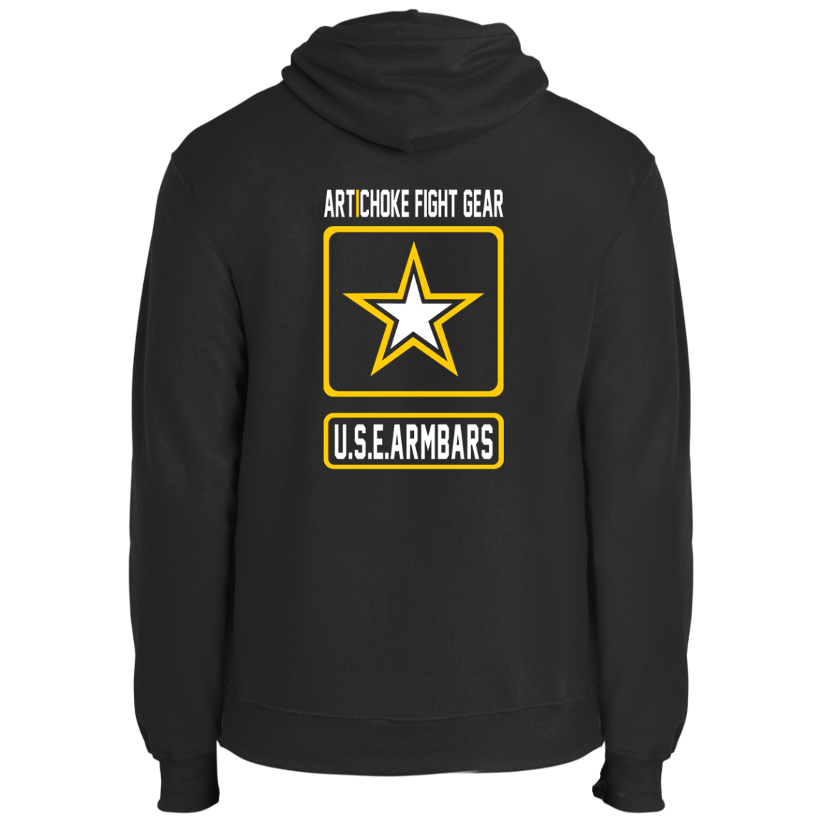 Artichoke Fight Gear Custom Design #2. USE ARMBARS. Fleece Pullover Hoodie