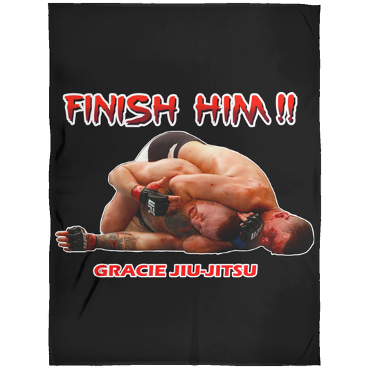 AFG Custom Design #08. FINISH HIM! Arctic Fleece Blanket 60x80