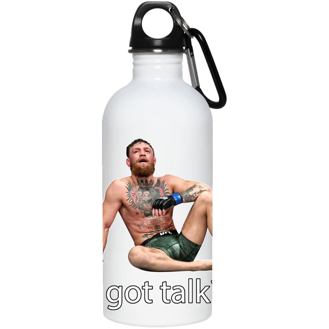 Artichoke Fight Gear Custom Design #10. Got Talk? 20 oz. Stainless Steel Water Bottle