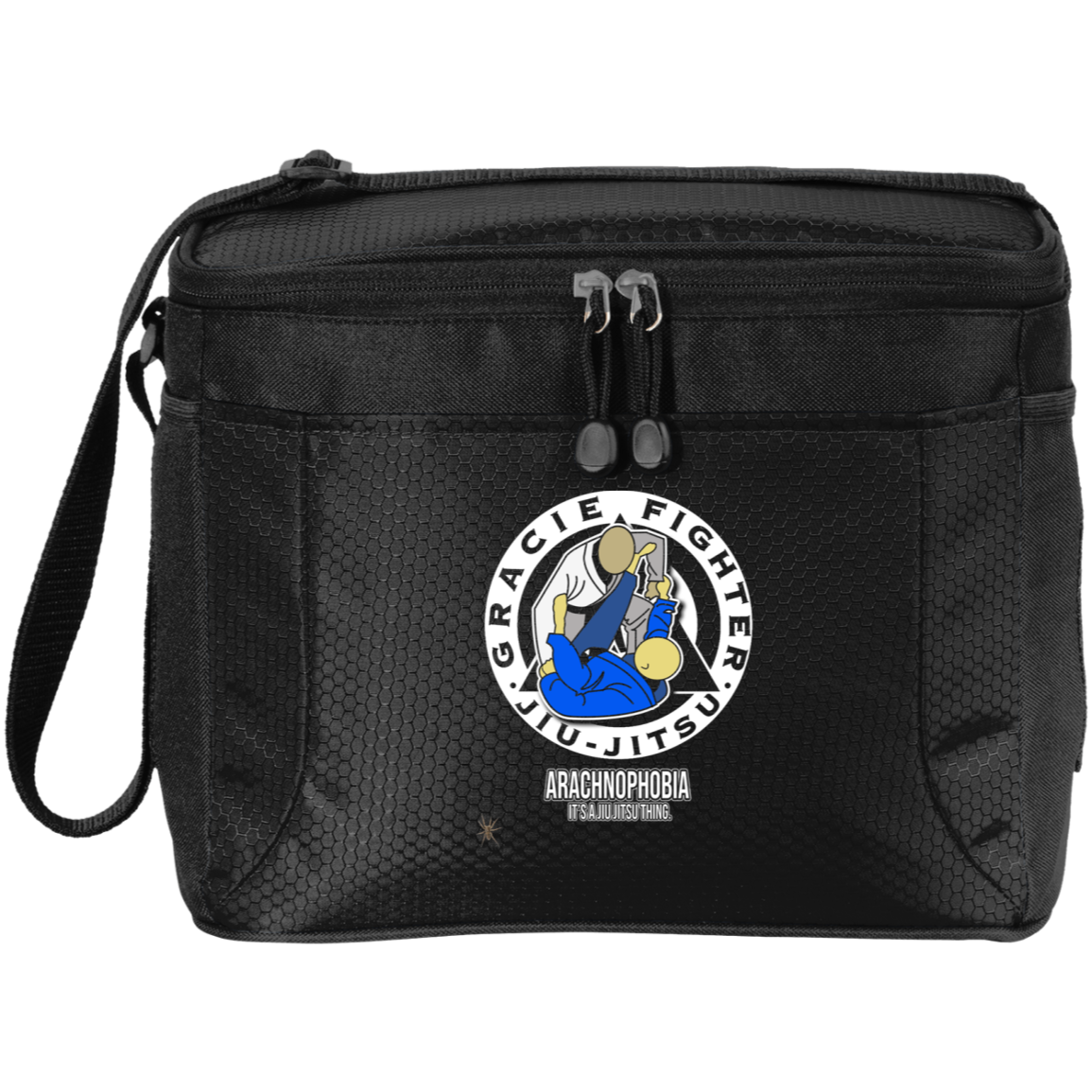 Artichoke Fight Gear Custom Design #1. Arachnophobia: Fear of Spiders. Spider Guard. It's a Jiu Jitsu Thing. 12-Pack Cooler