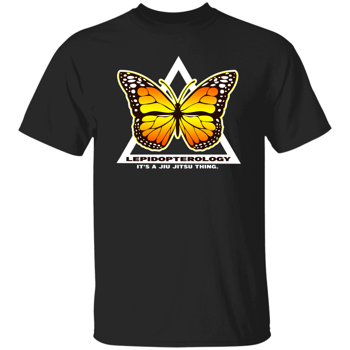 Artichoke Fight Gear Custom Design #6. Lepidopterology (Study of butterflies). Butterfly Guard. 5.3 oz. T-Shirt