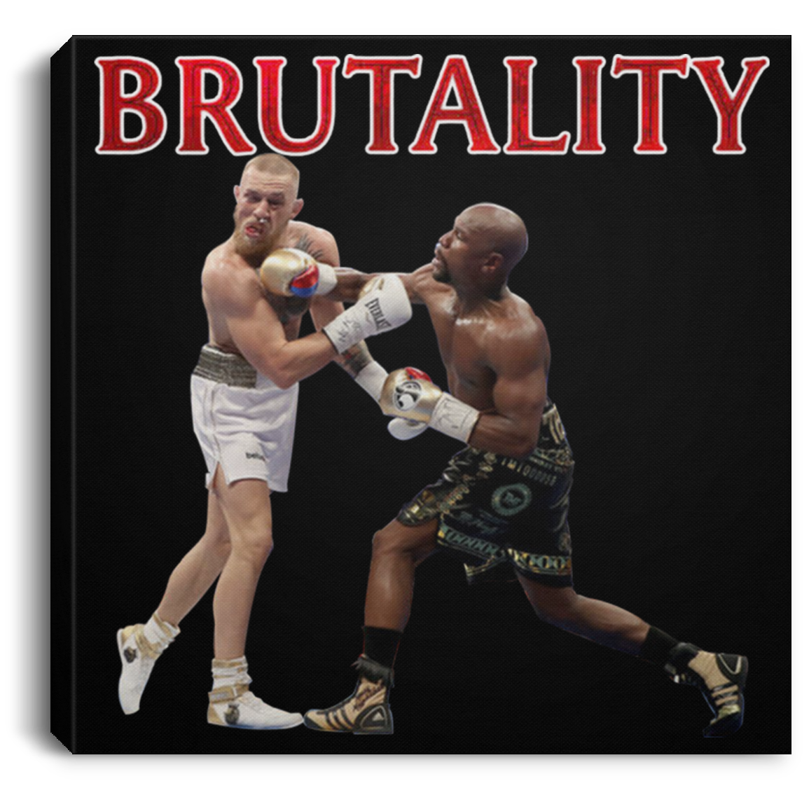 Artichoke Fight Gear Custom Design #5. Brutality! Square Canvas .75in Frame