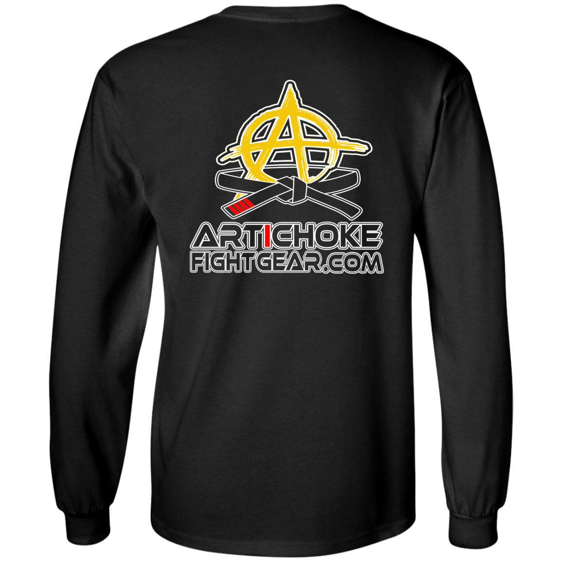 Artichoke Fight Gear Custom Design #2. USE ARMBARS. 100% Cotton Long Sleeve