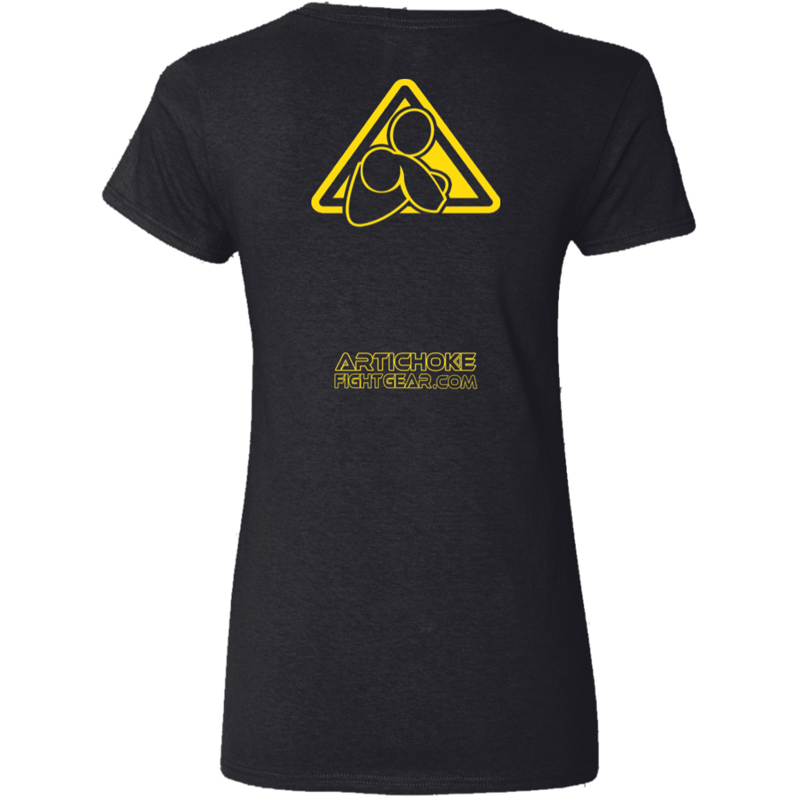 AFG Custom Design #07. CAUTION: CHOKING HAZARD. Ladies' 5.3 oz. V-Neck T-Shirt