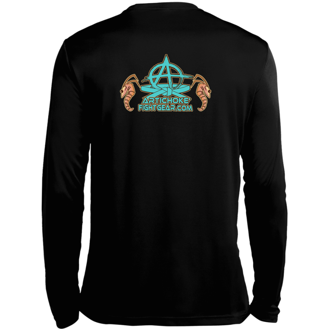 Artichoke Fight Gear Custom Design #18. Shrimpin ain't Easy. Moisture-Wicking Long Sleeve