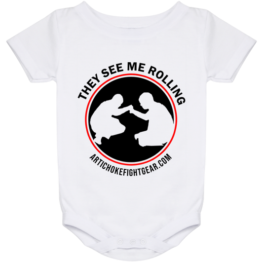 Artichoke Fight Gear Custom Design #16. They See Me Rolling. Baby Onesie 24 Month