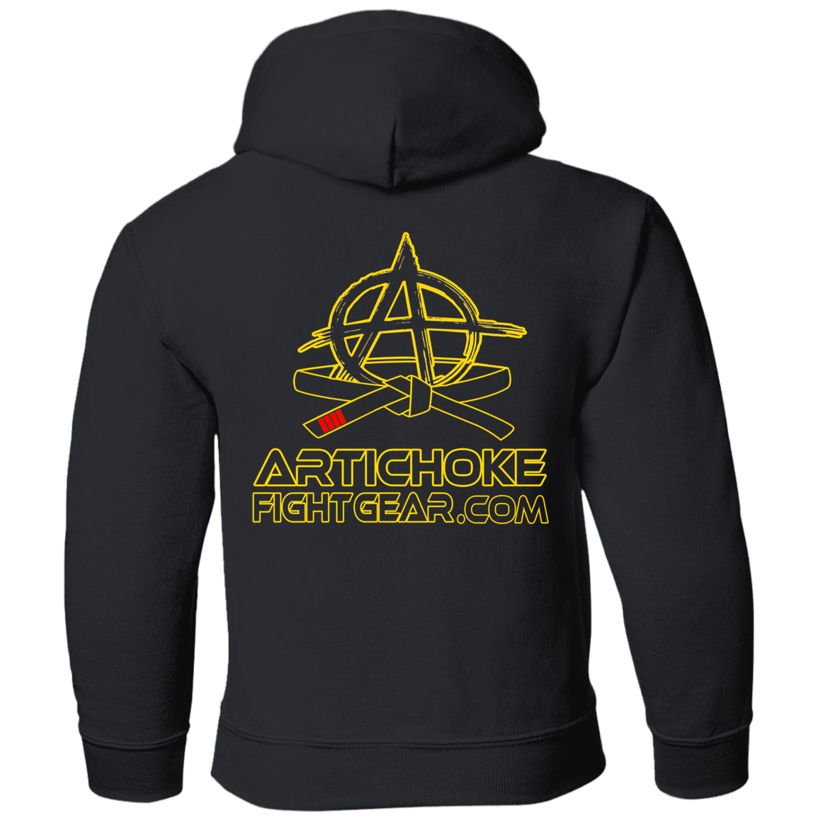 Artichoke Fight Gear Custom Design #20. You Don't Know the Power of Jiu Jitsu. Youth Pullover Hoodie